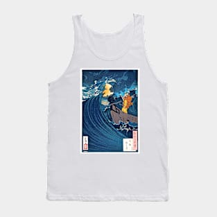 Benkei and Moon Over Daimotsu Bay 1886 Tsukioka Yoshitoshi Tank Top